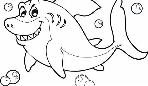 Hungry Shark Coloring Pages