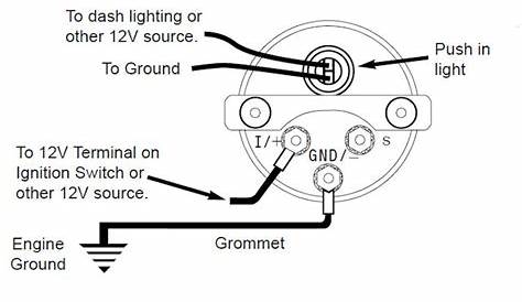 Autometer Voltmeter Wiring Diagram - Wiring Diagram
