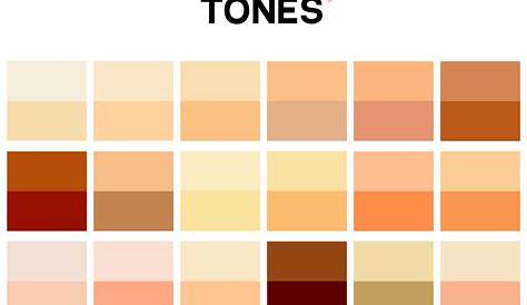 skin tone chart art