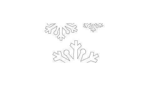 types of snowflakes printable