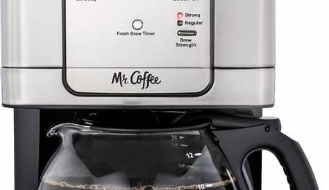 mr coffee programmable coffee maker manual