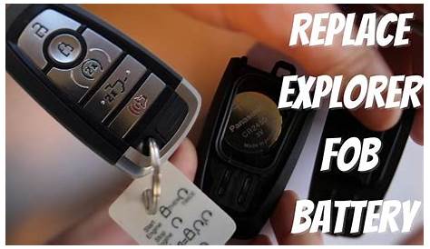 2018 - 2023 Ford Explorer Key Fob Battery Replacement DIY - YouTube