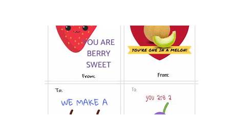 valentine's day cards printable for students