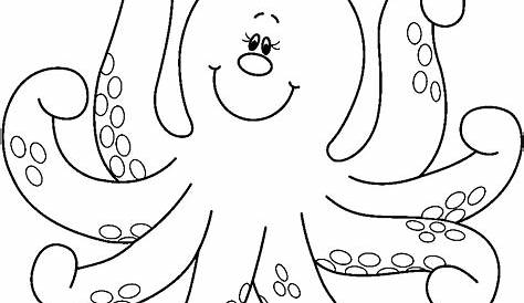 Octopus Coloring Page Printable - Printable World Holiday