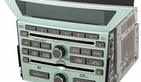 2010 Honda Pilot Radio or CD Player AM-FM-XM-AUX-6CD Radio and DVD