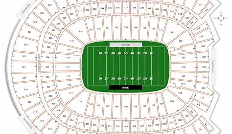 Denver Broncos Tickets Seating Chart | Elcho Table