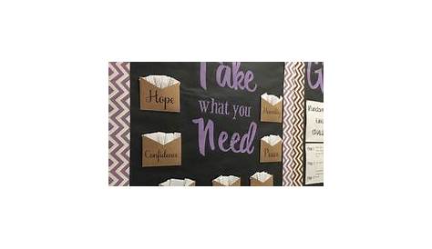 take what you need bulletin board printables