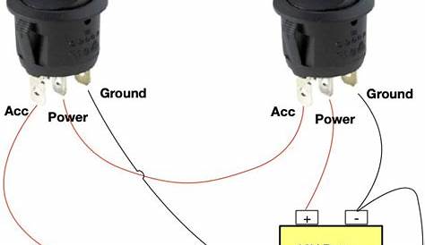 Guide To Wiring An On-Off-On Rocker Switch - Wiring Diagram
