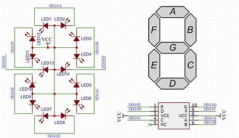 seven segment display driver circuit diagram