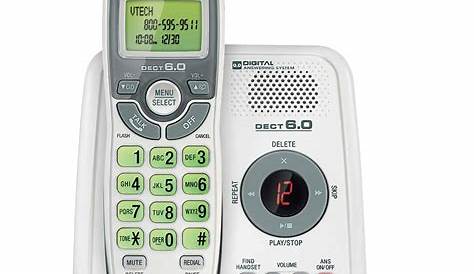VTech CS6124 DECT 6.0 Cordless Phone with Answering System and Caller