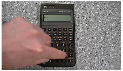 Hewlett Packard HP-42S RPN Scientific Calculator Self & Manual Test
