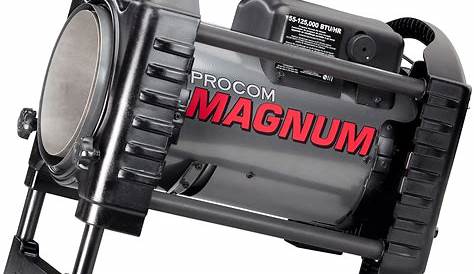 ProCom Magnum Forced Air Propane Heater - 125,000 BTU, Model# PCFA125V