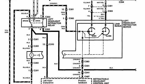 acura nsx wiring diagram