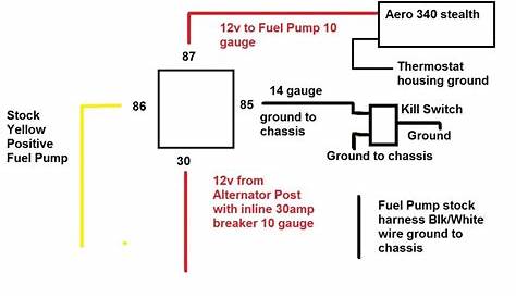 2 Fuel Pump Wiring - Data Wiring Diagram Detailed - Electric Fuel Pump