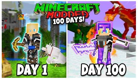100 Days in Minecraft but there's TONS OF MODS!!! *1.16.4* - Minecraft