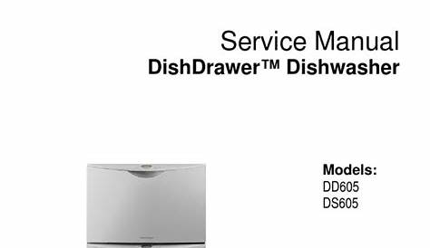 Fisher & Paykel Dishwasher Service Manual 01 (DD605_Service_599447A