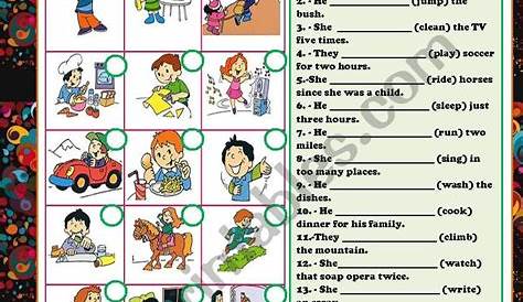 Present Perfect Tense Worksheet With Answers — db-excel.com