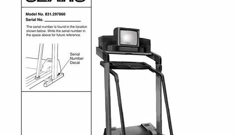 proform 535x treadmill manual