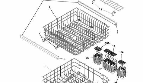 KENMORE Sears/Dishwasher Racks Parts | Model 58714309200 | SearsPartsDirect