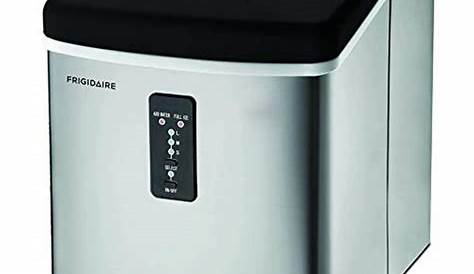 Frigidaire Ice Maker Machine Heavy Duty, (EFIC103)Large Stainless Steel