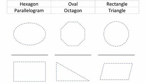 Worksheet For Shapes For Grade 1 : GeniusKids' Worksheets for Class-1