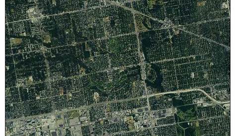 Aerial Photography Map of Redford, MI Michigan