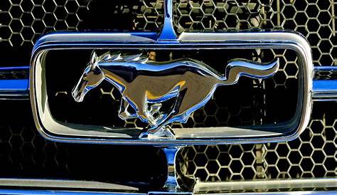 1965 Ford mustang grille emblem