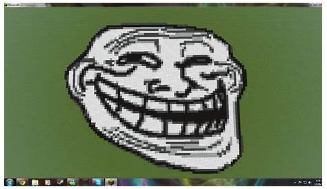 troll face minecraft by 14andy4 on DeviantArt