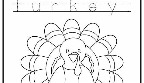 thanksgiving printable for kindergarten