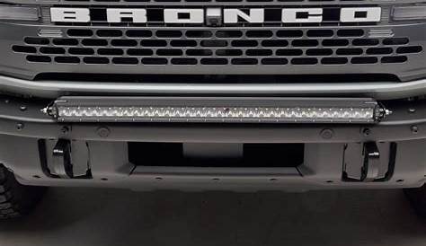 2022 ford bronco bumper light bar