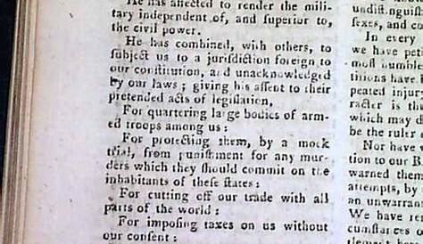 The Declaration of Independence... - RareNewspapers.com