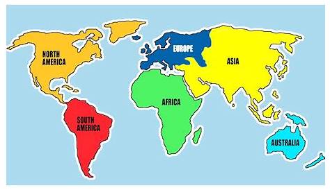 How to draw map of world simple easy step by step for kids - YouTube