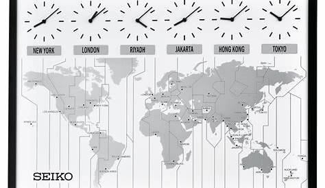 seiko world time clock manual