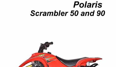 Polaris 50cc 90cc Scrambler ATV Print Service Manual By Cyclepedia