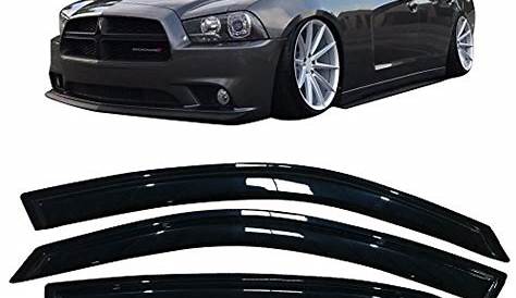 2016 dodge charger rear window louvers