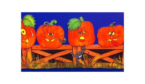 five little pumpkins sitting on a gate printable