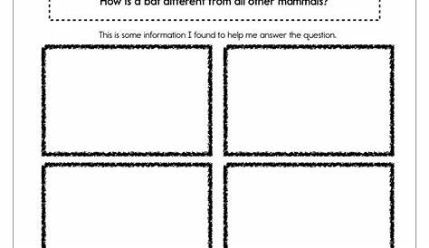 Locating Information to Answer a Question Worksheet • Have Fun Teaching