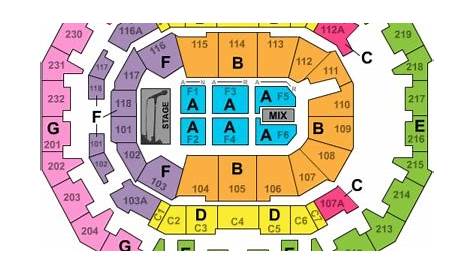 Fedex Forum Tickets in Memphis Tennessee, Fedex Forum Seating Charts