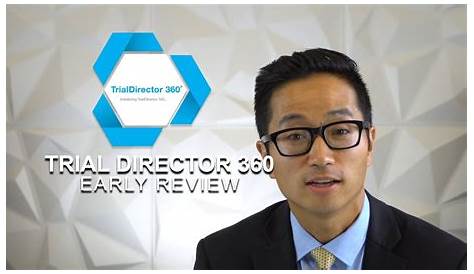 Trial Director 360 - Early Review - YouTube