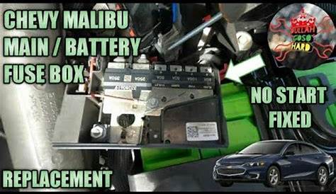 2014 chevy malibu battery fuse block