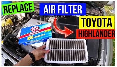 How To Replace Toyota Highlander Air Filter -Jonny DIY - YouTube