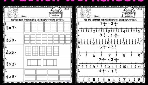 4Th Grade Fractions Worksheets With Answers