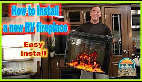 Rv Fireplace Install / New Furrion fireplace Install / 88 Fireplace