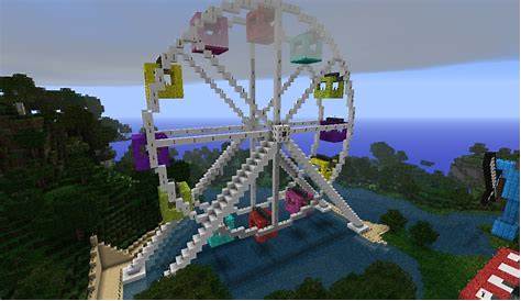 minecraft ferris wheel | Ferris wheel (new schematic) Minecraft Project