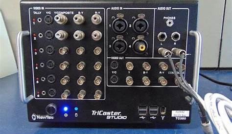 NewTek TriCaster TC350 Broadcast Production Studio - Powers Up - S2942
