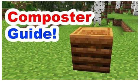 what does the composter do in minecraft
