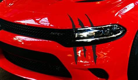 Dodge Charger Headlight Claw Scratch Mark Decal Graphic Sticker – ztr
