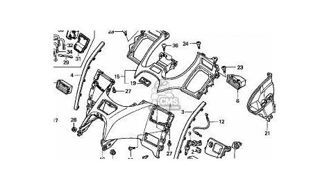 car parts diagram for 2001 honda goldwing 1800 gl
