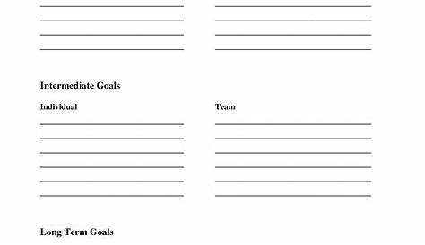 goal setting worksheet for teens