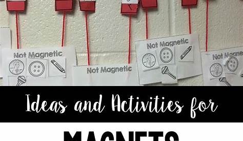 magnets kindergarten worksheet